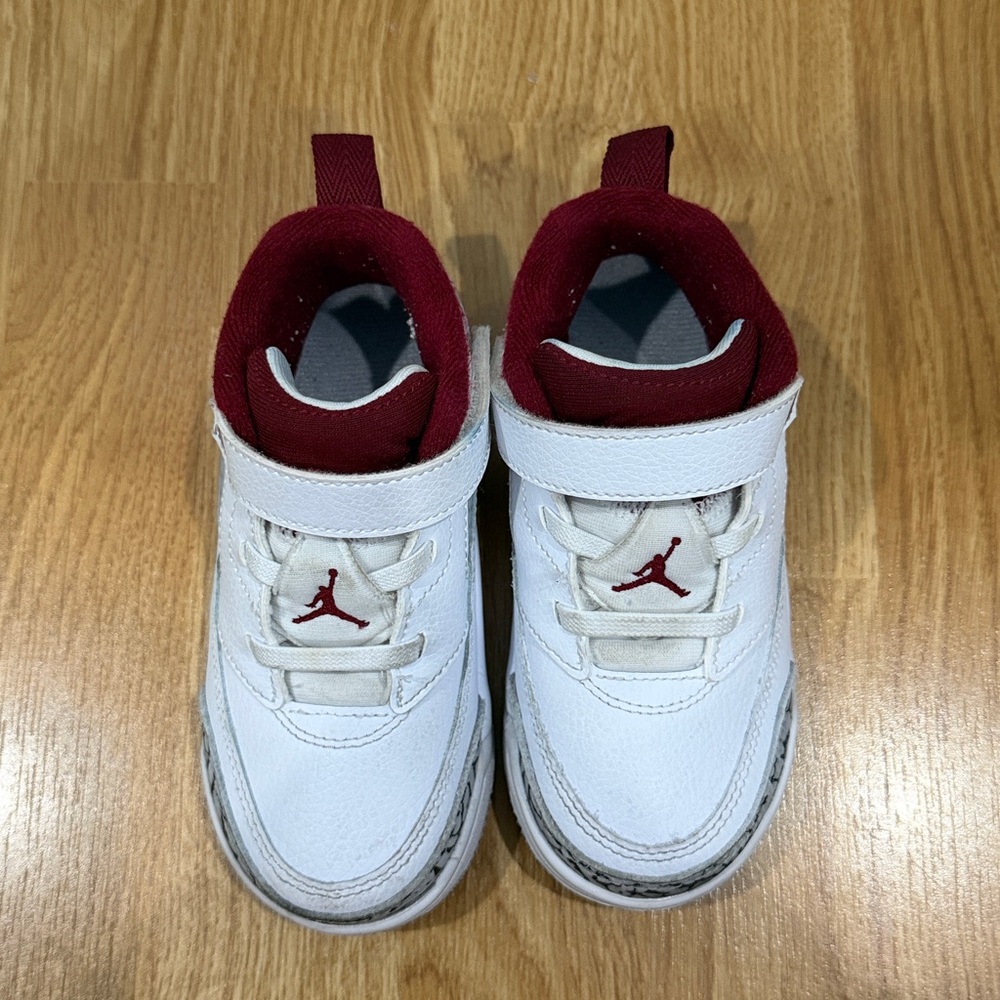 Jordan Spizike Low Red/White Toddler Sneakers (Size 9) - Picture 6 of 8
